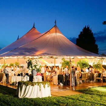 户外欧式婚礼篷房铝合金白色大型活动帐篷婚礼尖顶篷房搭建